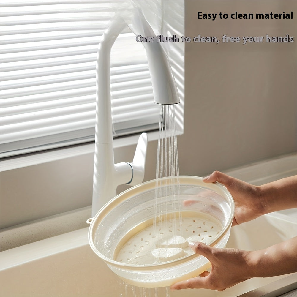 Silicone Microwave Splash Guard with Ventilation and Steam Holes Heat-Resistant Dishwasher Safe