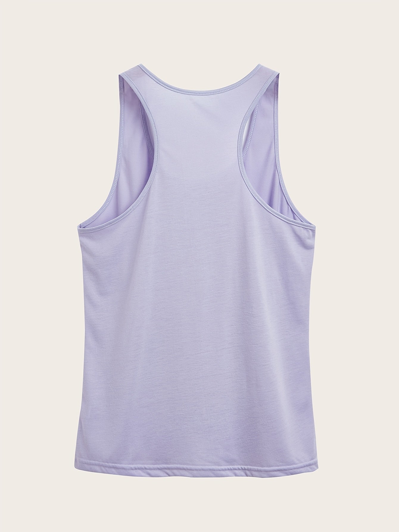 Women's Plus Size Lavender Off-Shoulder Tank Top Breathable Sleeveless Workout