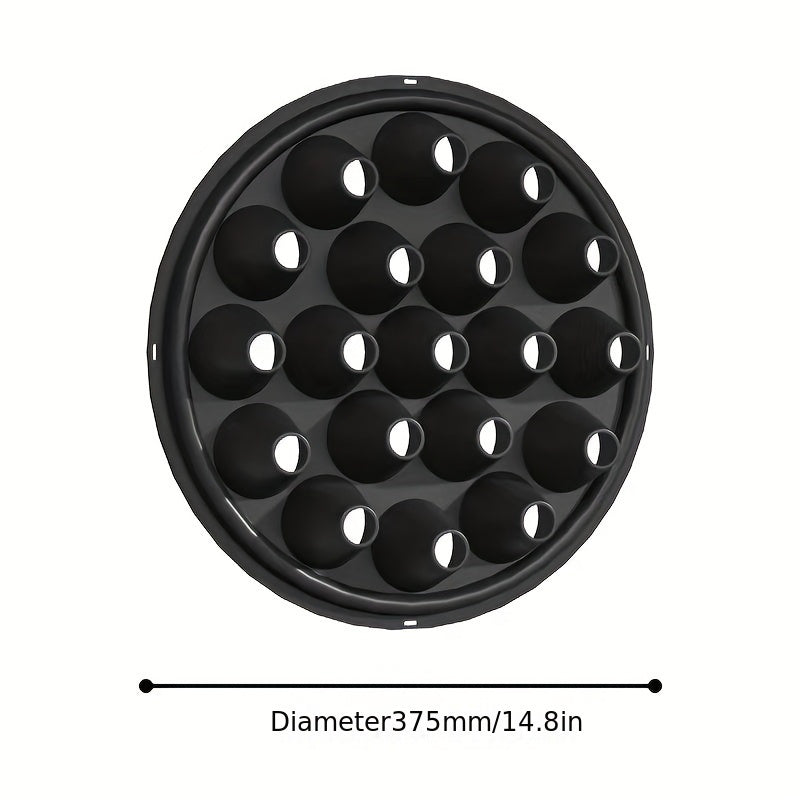 Round Cooling Fan Cover for Desktop Fans in Multiple Colors, Enhances Airflow