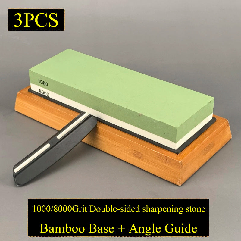 Professional pichoq silliqlash uchun to'plam, ho'l tosh va olmos tayoqchalari bilan