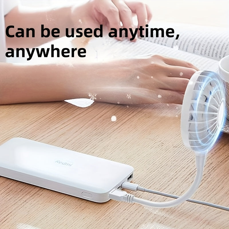 USB Small Fan Bendable Portable Cooling Fan for Computer or Power Bank