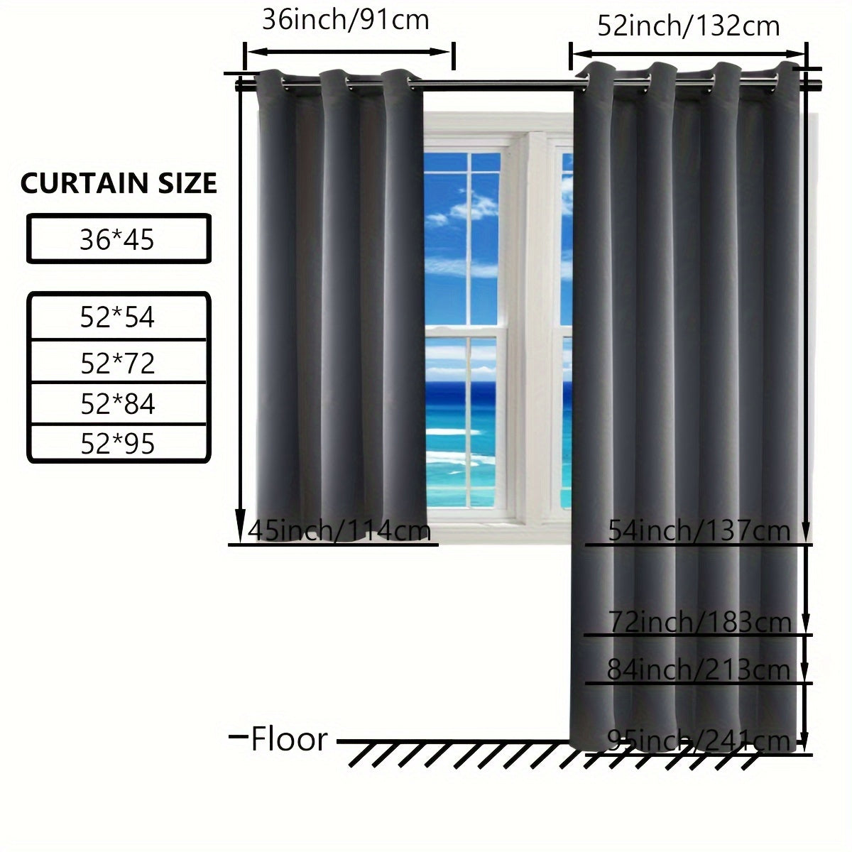Insulation Blackout Circle Curtains for Bedrooms and Living Rooms Noise Blocker