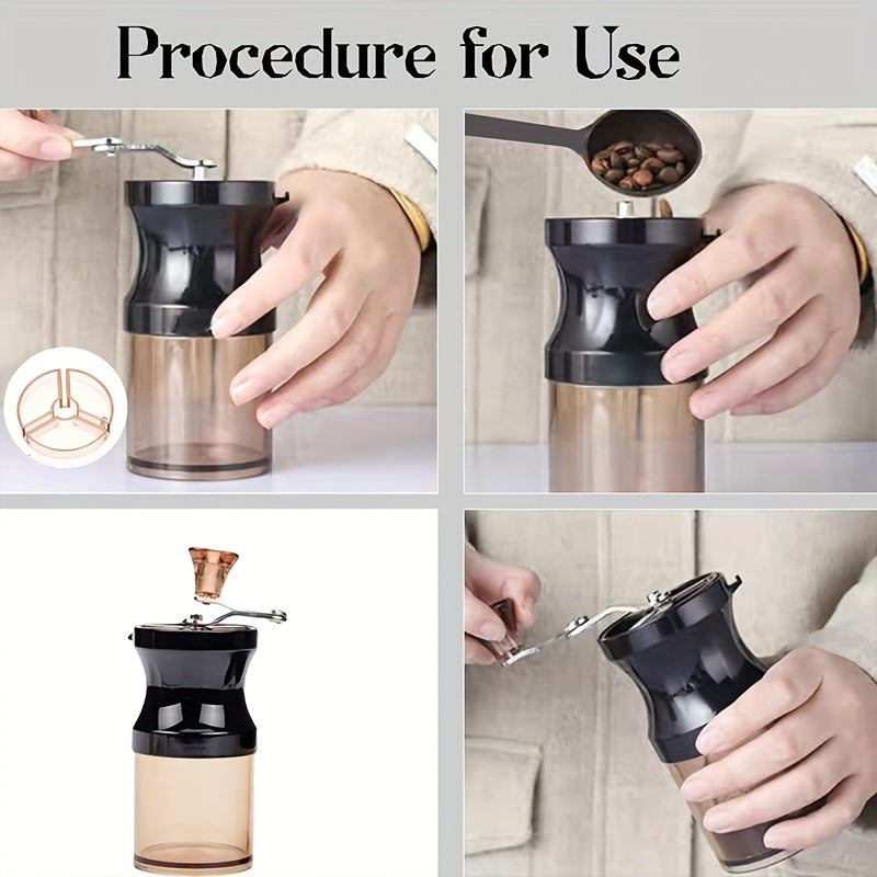 Travel Coffee Set Stainless Steel Hand Grinder Glassware Accessories