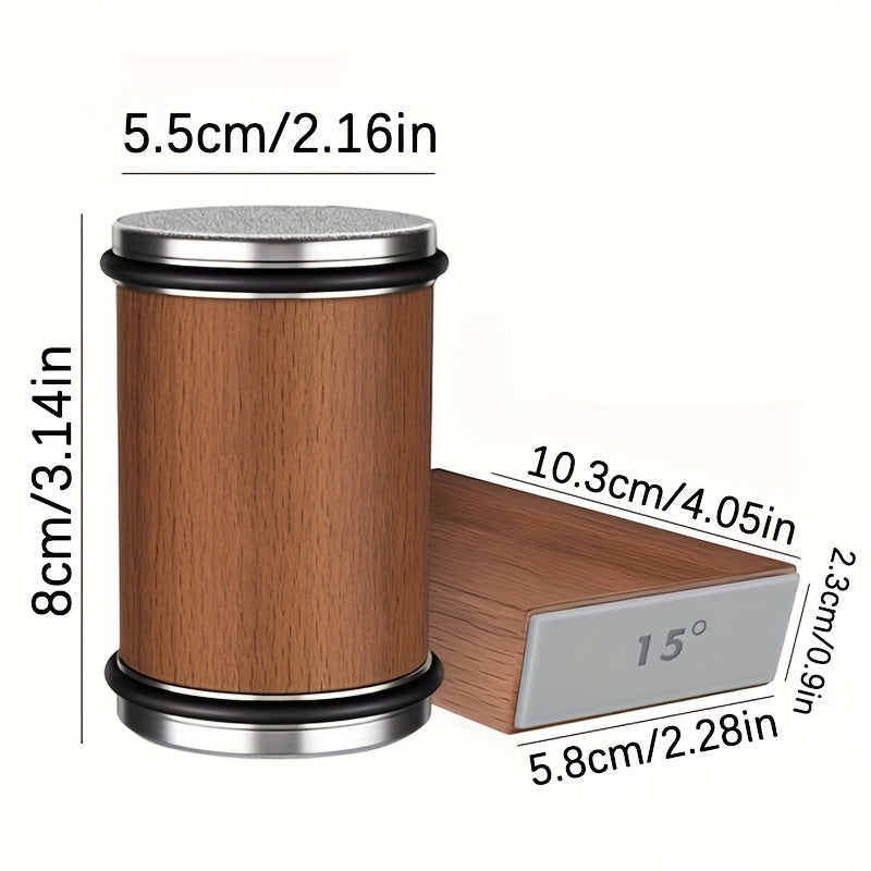 Kit de afilador de cuchillos con piedras de diamante, tecnología de ángulo magnético de 15/20 grados para cuchillos de cocina