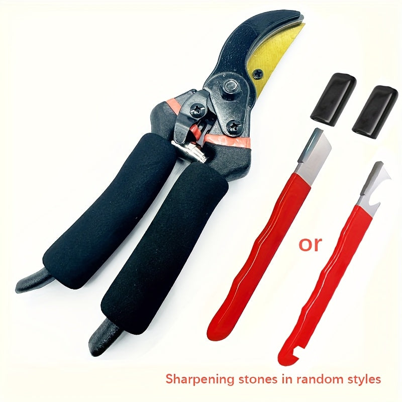 Titanium Pruning Shears Heavy Duty Gardening Scissors with Sharp Alloy Steel Blades