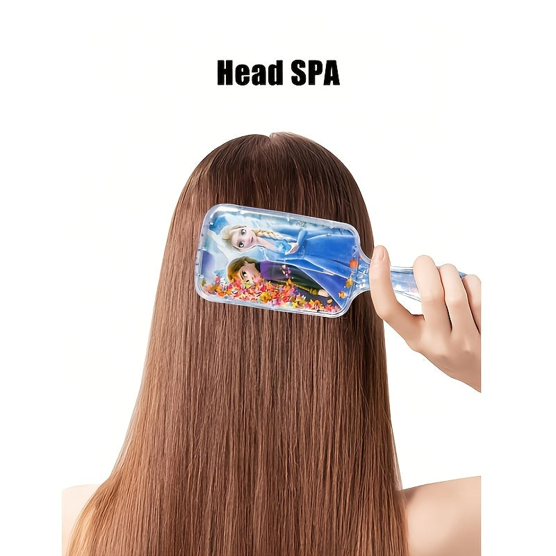 Barcha soch turlari uchun zarur bo'lgan hammom asbobi: Disney Frozen Elsa va Anna soch taroq to'plami, qiziqarli multfilm paddle cho'tkasi bilan, mustahkam ABS plastmassadan tayyorlangan - elektr energiyasi talab qilinmaydi.