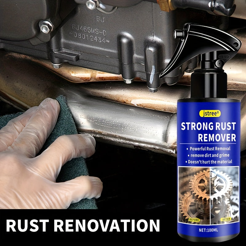 Rust Remover Spray for Cars 3.38oz Multi-Purpose Iron and Powder Cleaner