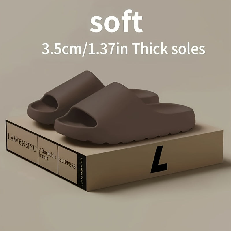 Unisex EVA Non-Slip Sandals Minimalist Stripe Comfortable Slip-On Footwear