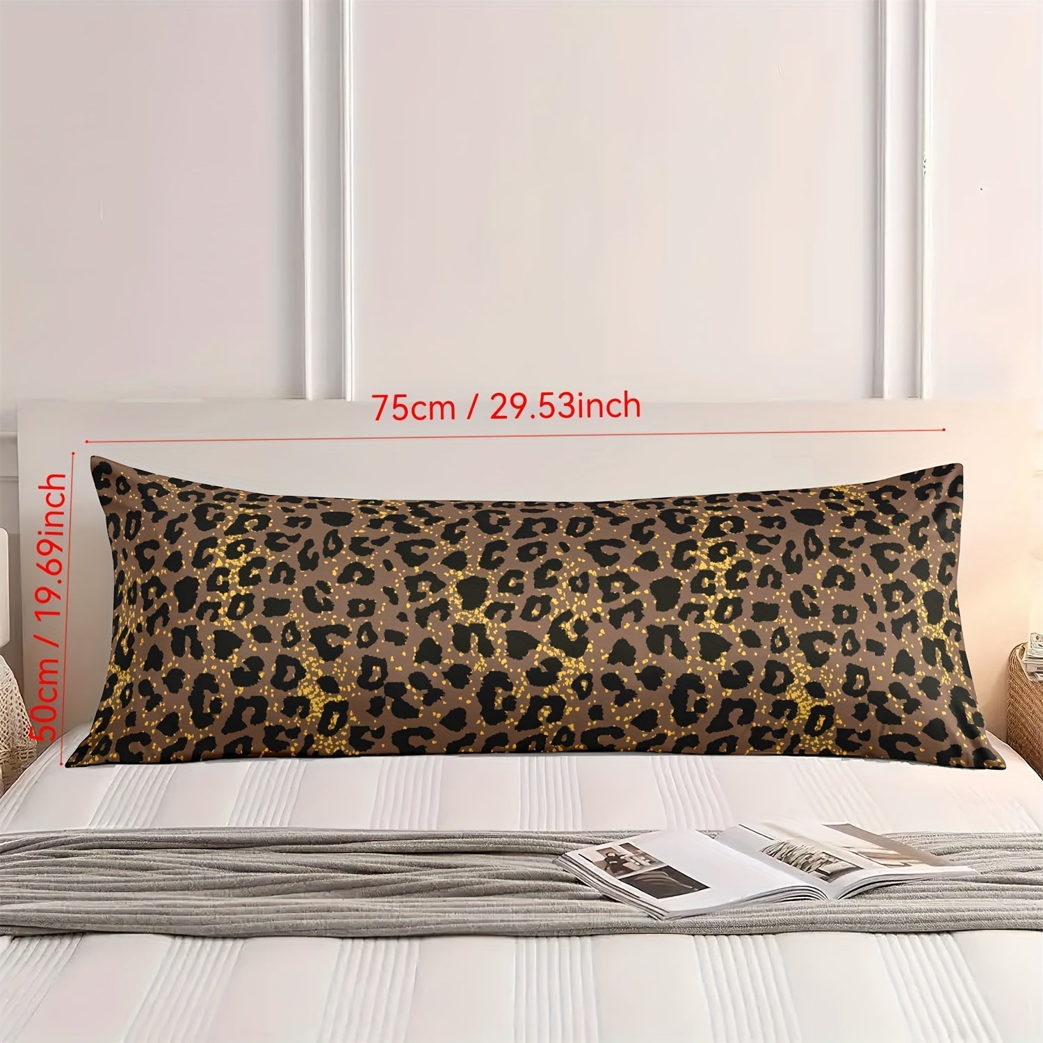 Polyester Geometric Pattern Pillowcase for Body Pillow Soft and Washable
