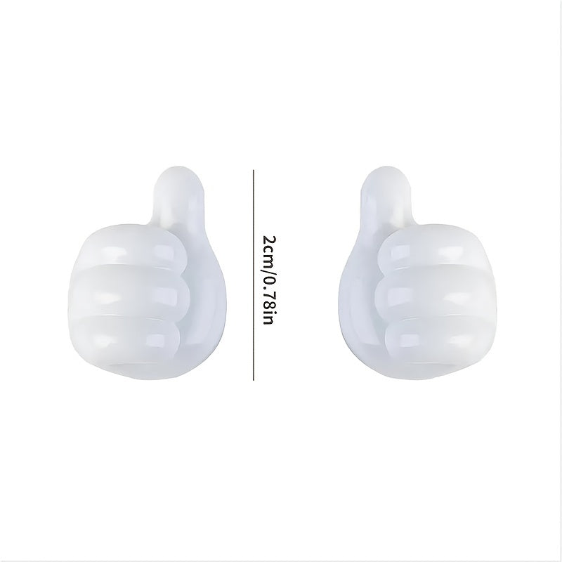 10 самоклеящихся пластиковых крючков для стен для организации стаканов, кабелей и автомобильного хранения