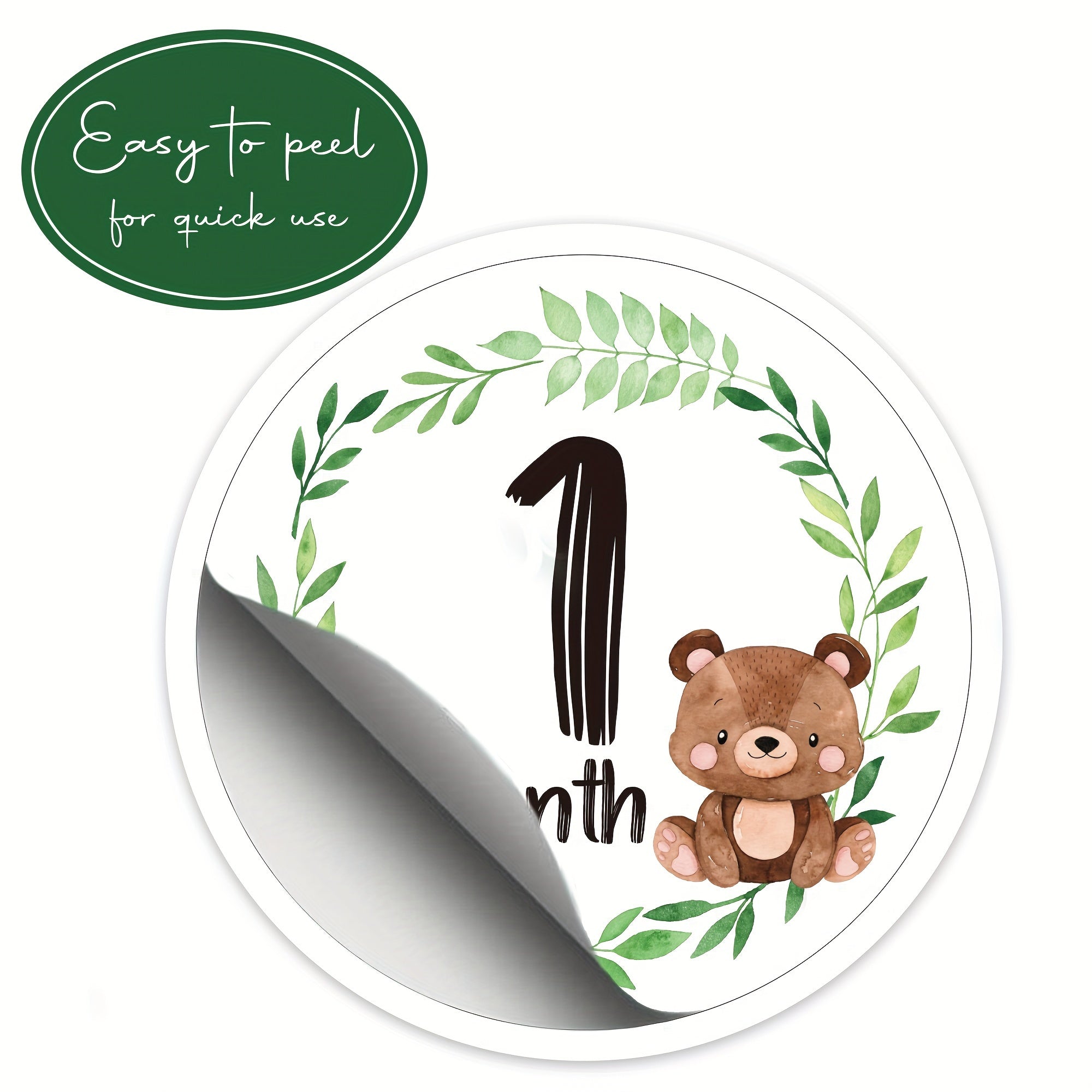 12 ta Milestone Stiker to'plami Rivojlanish jarayonini fotosuratlarda qayd etish uchun