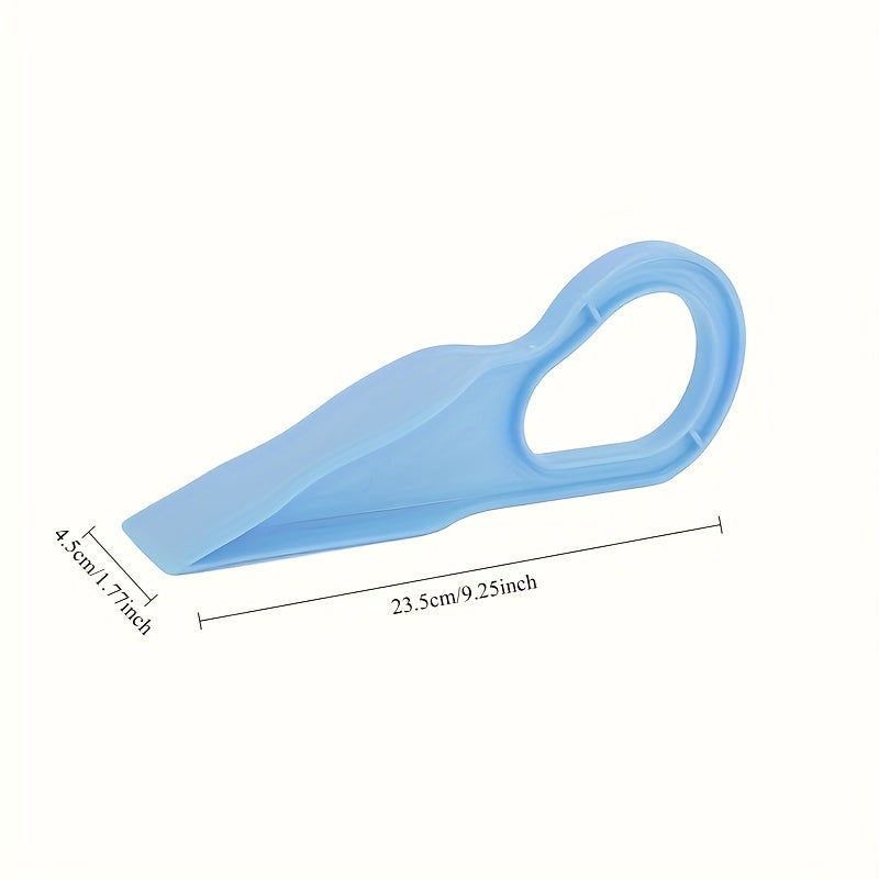 Ergonomic Bed-Making Tool for Easy Bed Sheet and Skirt Insertion Blue