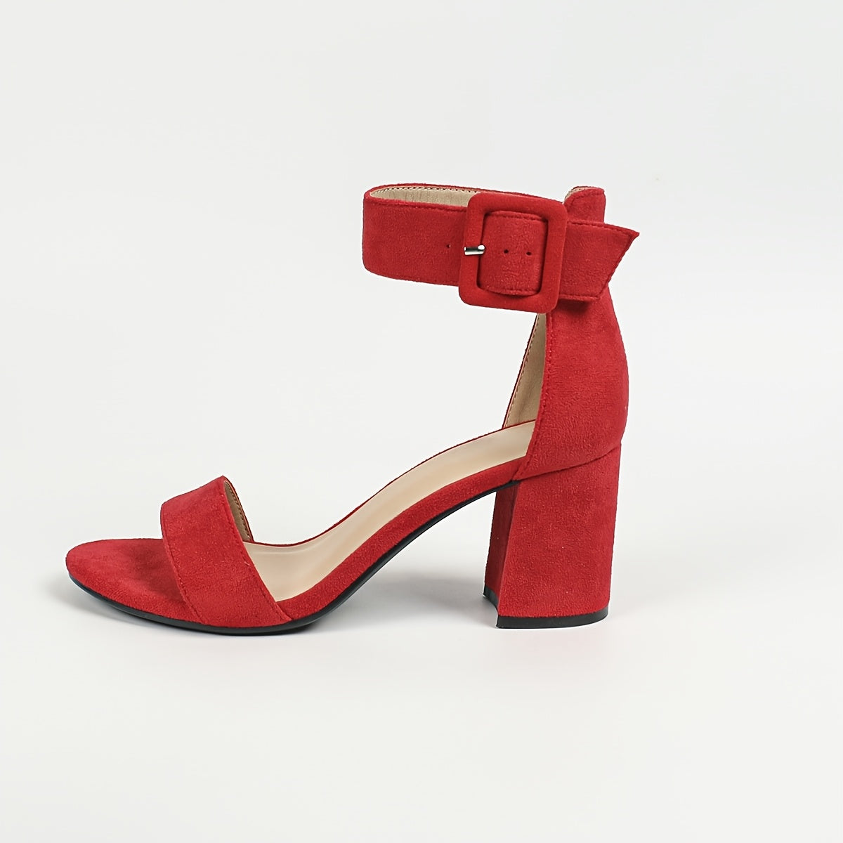 Ayollar uchun ankle strap va chunky heel bilan zamonaviy oq ochiq barmoq sandallari. Qulay sun'iy qoplama, barcha mavsumlarga mos poyabzal. Ko'p funksiyali va nafis dizayn. Gumdan tayyorlangan taglik va baland tovonni o'z ichiga oladi.