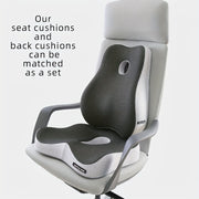 Сердая эргономичная подушка для поясничной поддержки с 3D-пеной из памяти и регулируемым ремнем