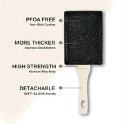 Nonstick Square Egg Pan for Tamagoyaki 13.5cm Granite Coated Dishwasher Safe