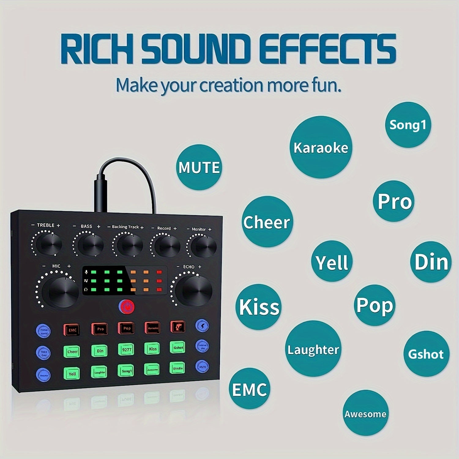 Mini Condenser Microphone Kit for Streaming Recording and Broadcasting with Audio Interface