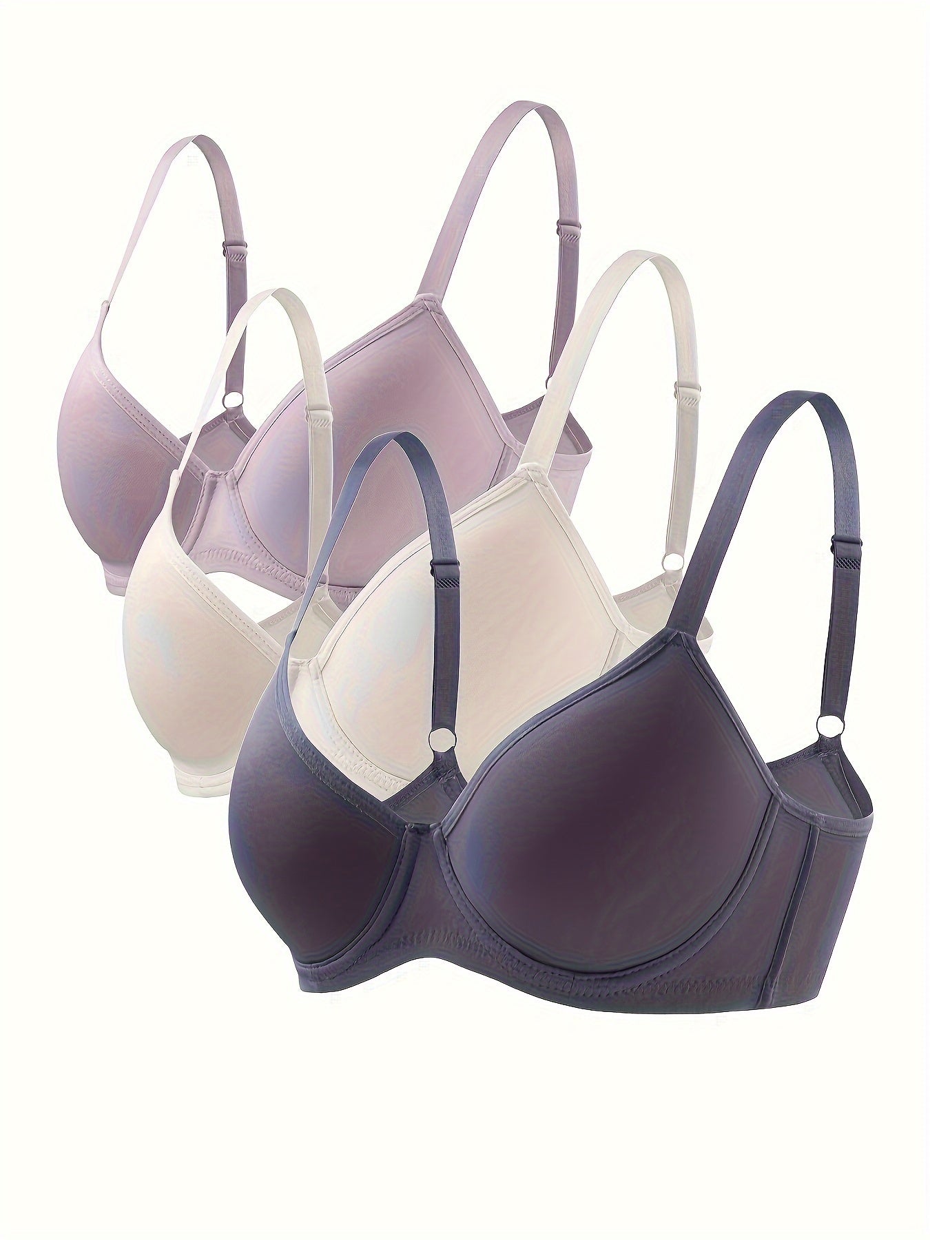 Seamless Push Up Bras Solid Comfortable Everyday Wear