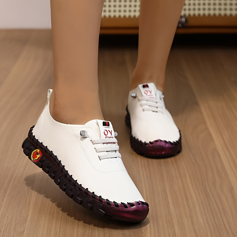 Women's Lightweight Casual Loafers Slip-Ons Solid Color Sequin Dress Shoes