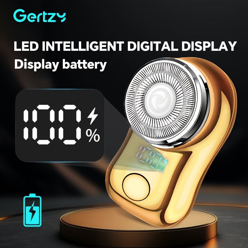 Men's Mini Portable Electric Shaver USB Rechargeable Beard Razor