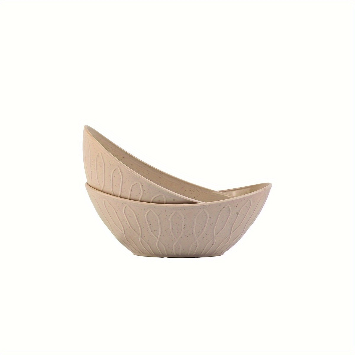 Unbreakable Yuanbao-Shaped Bowls Set for Oatmeal Salads and Pasta Kitchen Dining