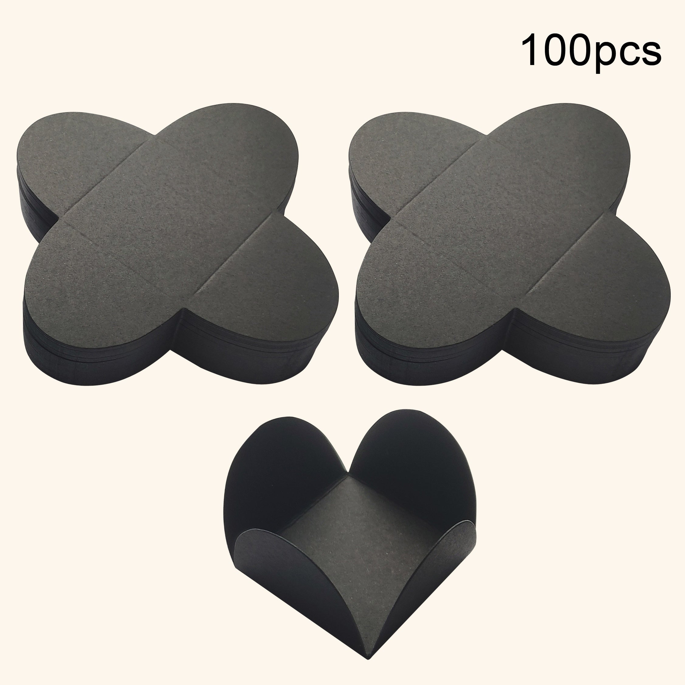 Separadores de papel de chocolate miniatura 50/100 piezas en bandeja para empaquetado de caramelos y postres