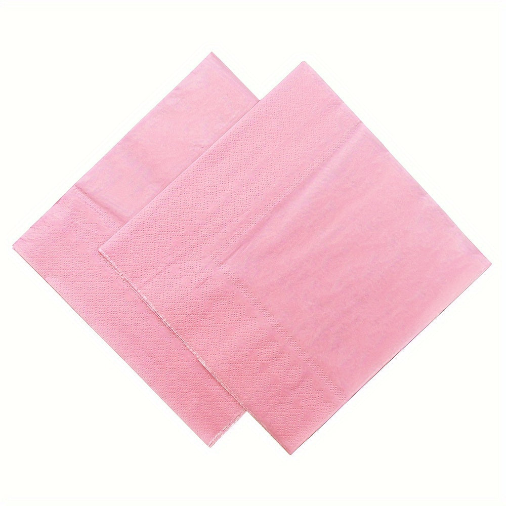 Bir martalik pushti qog'oz joy matritsasi, to'rtburchak, 33 sm, to'ylar, partiyalar, tug'ilgan kunlar uchun, 20 ta paket