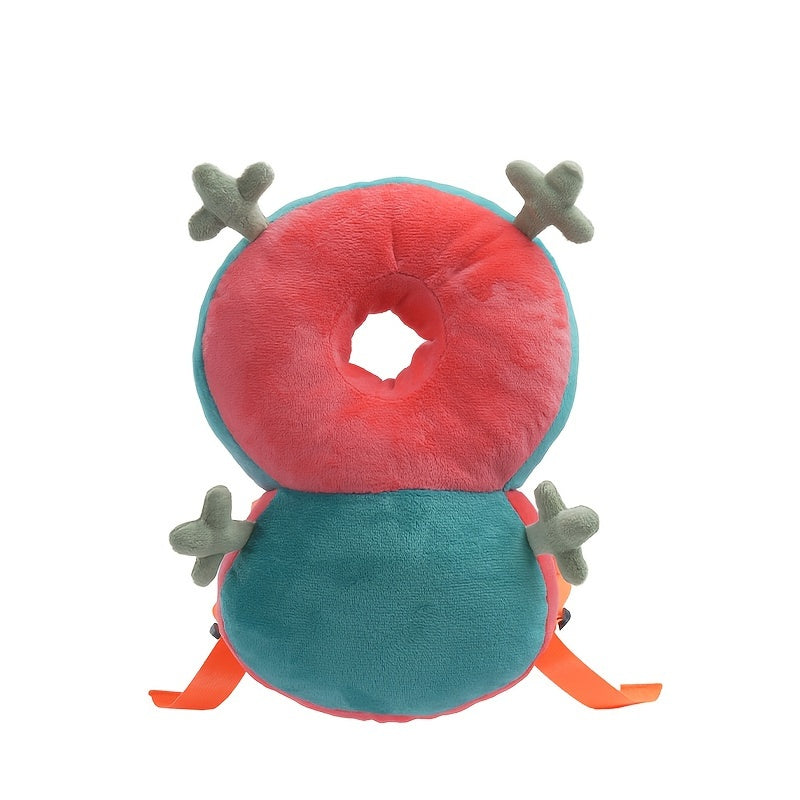 Kids' Safety Backpack for Crawling and Walking Polyester with Adjustable Straps and Head Mat