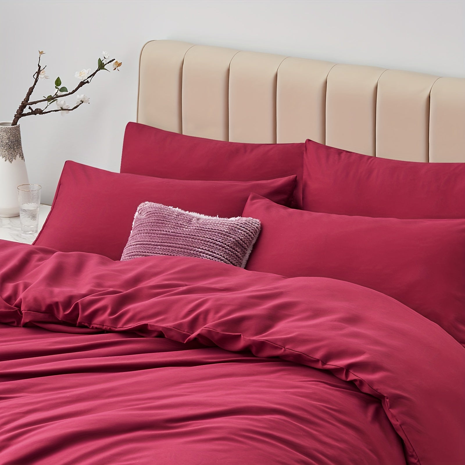 Microfiber Pillowcases Set with Christmas Tree Design, Wrinkle and Stain Resistant