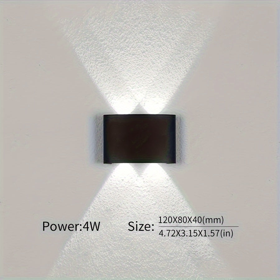Wall Light with Adjustable Wattage 2W-10W for Indoor and Outdoor Use 85-265V