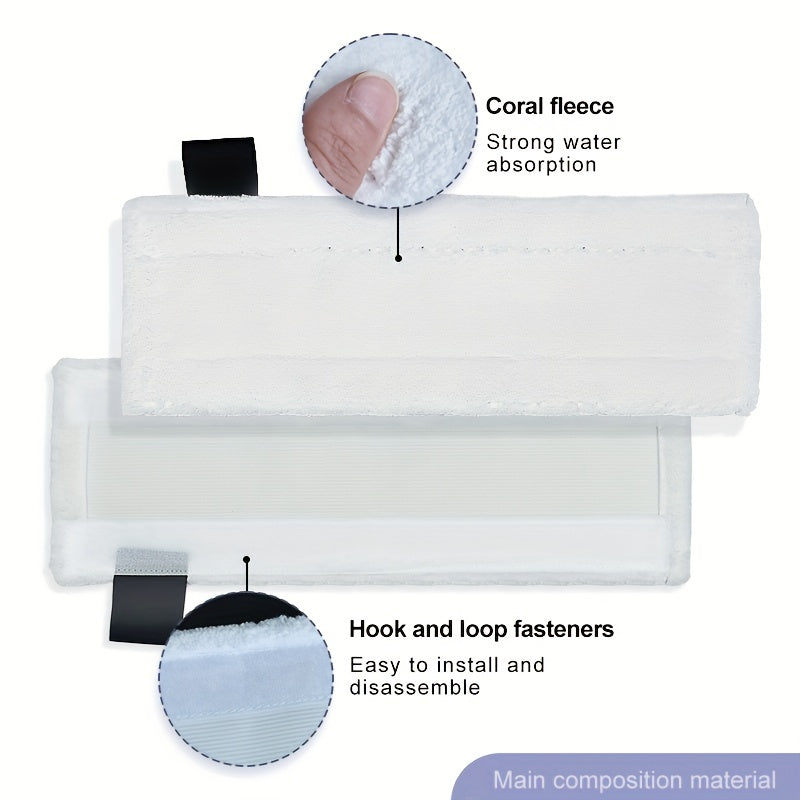 Replacement Mop Pads for Steam Cleaners 2/6/10 Pack, Easy to Clean, High Absorption