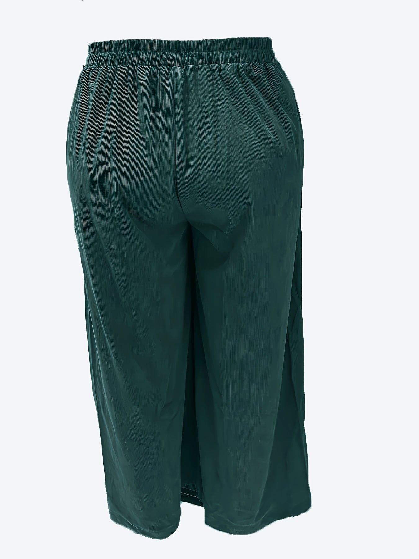 Women's Loose Fit Wide Leg Pants Plus Size Casual Commuter Pants