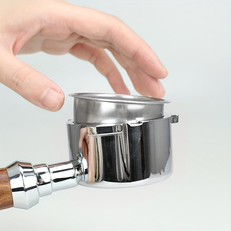 Delonghi portafilter uchun zanglamaydigan po'latdan yasalgan qahva filtr basketi, bosimsiz, 51mm, 1-chashka, 2-chashka, 4-chashka uchun mos, ko'r filtrni o'z ichiga oladi, barista asbobi