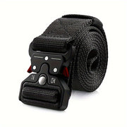 Outdoor Training Belt for Men and Women Non-Metallic Waist Belt with Plastic Safety Buckle