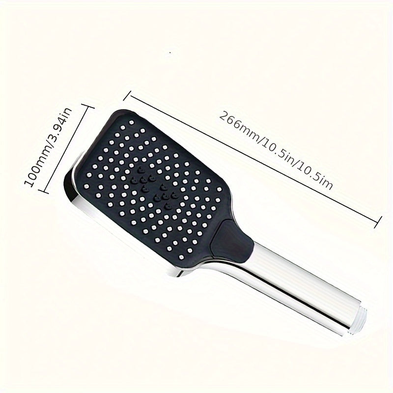 3-Mode Large Shower Head High-Pressure Water-Saving Flow for Home Bathroom