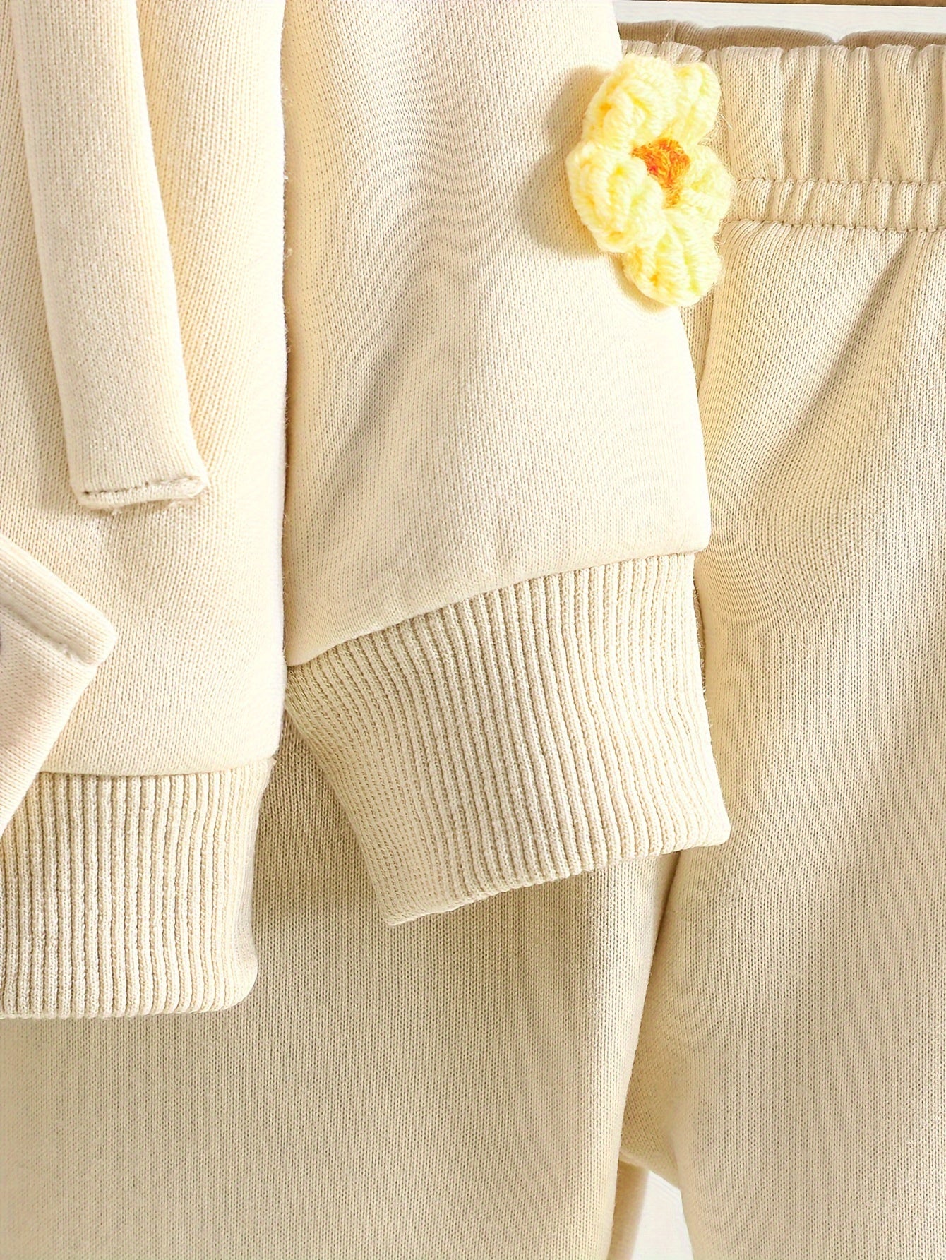 Conjunto de ropa para bebé niña de 2 piezas, conjunto colorido con flores, chaqueta varsity y pantalones casuales para niñas pequeñas, primavera y otoño