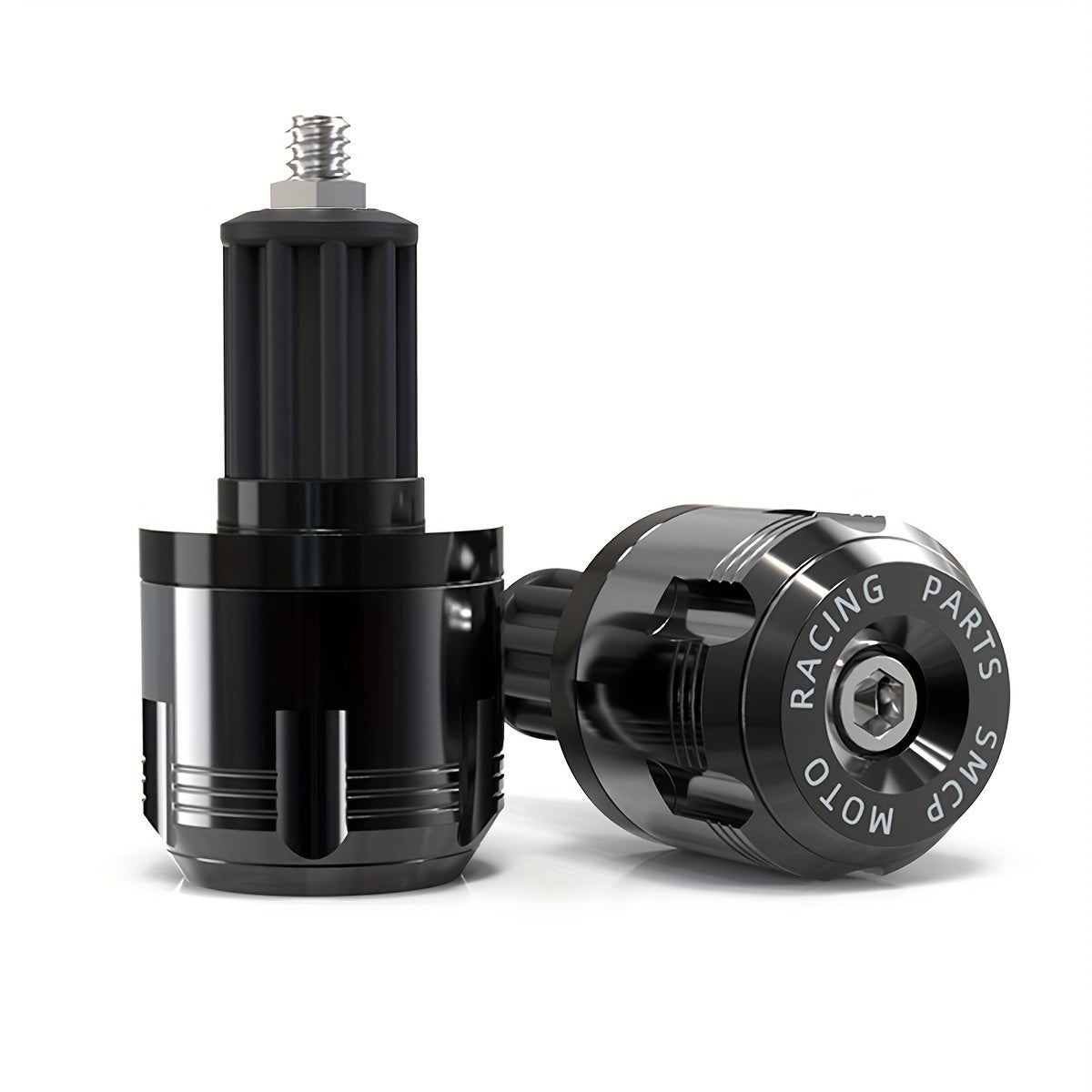 Universal Aluminum Alloy Motorcycle Handlebar Grip with Golden Dragon Head Design