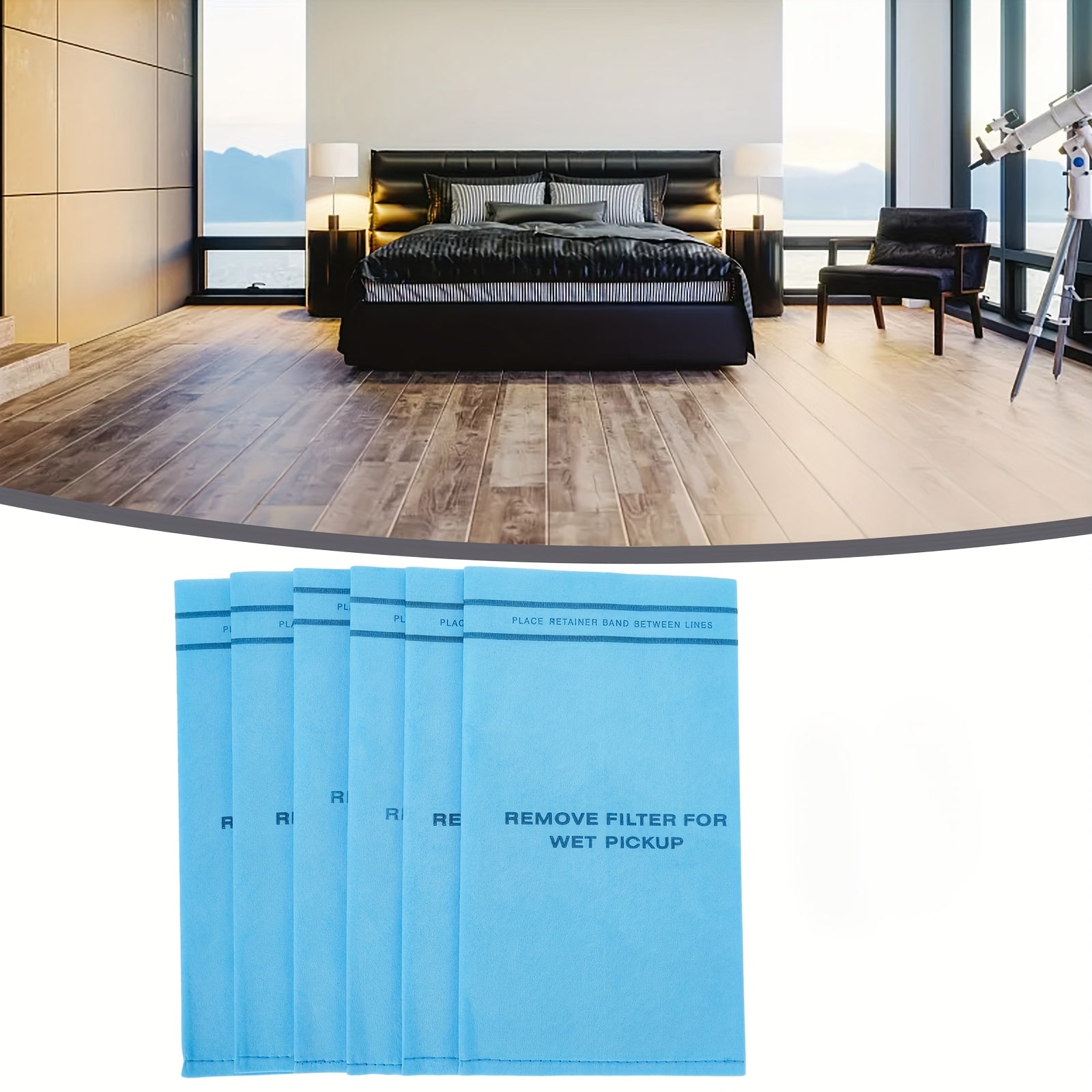 Bolsa de filtro de nylon reutilizable para aspiradoras 0.82L pieza de repuesto para húmedo y seco