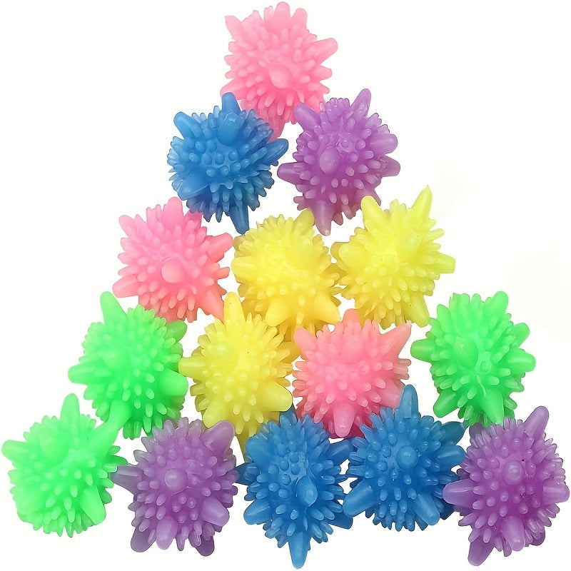 20-Pack Reusable Silicone Laundry Balls Stain Odor Remover Tangle-Free Washer Accessories