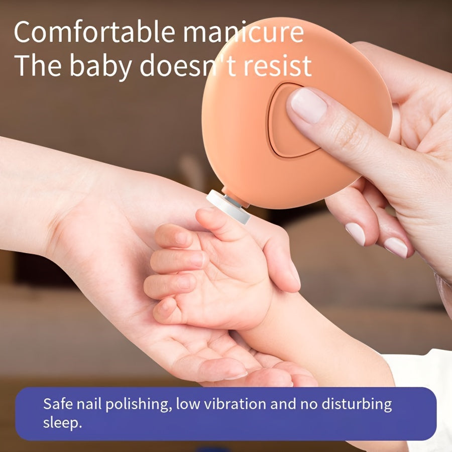 Electric Nail Grinder for All Ages Battery Operated 6 Heads Low Noise Safe Portable