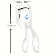 Rechargeable USB Electric Eyelash Curler 150mAh Lithium Battery Lightweight Travel Pink or White