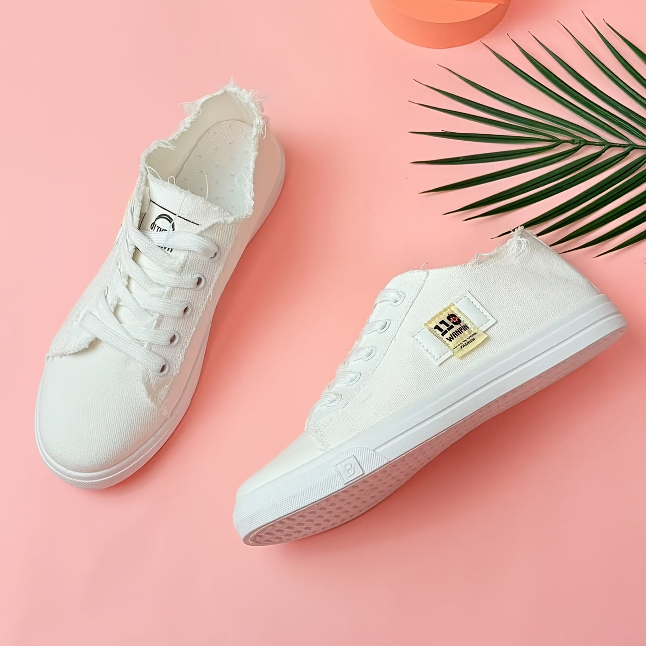 Women's Breathable Flat Shoes with Lace-Up Closure and PU Sole