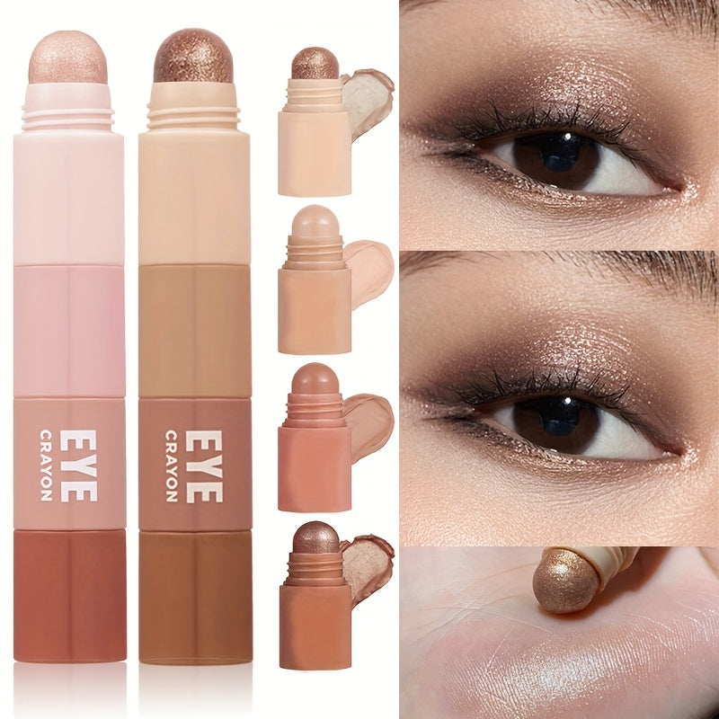 Женский крем для глаз и карандаш для теней многоцветный мини-версия для путешествий