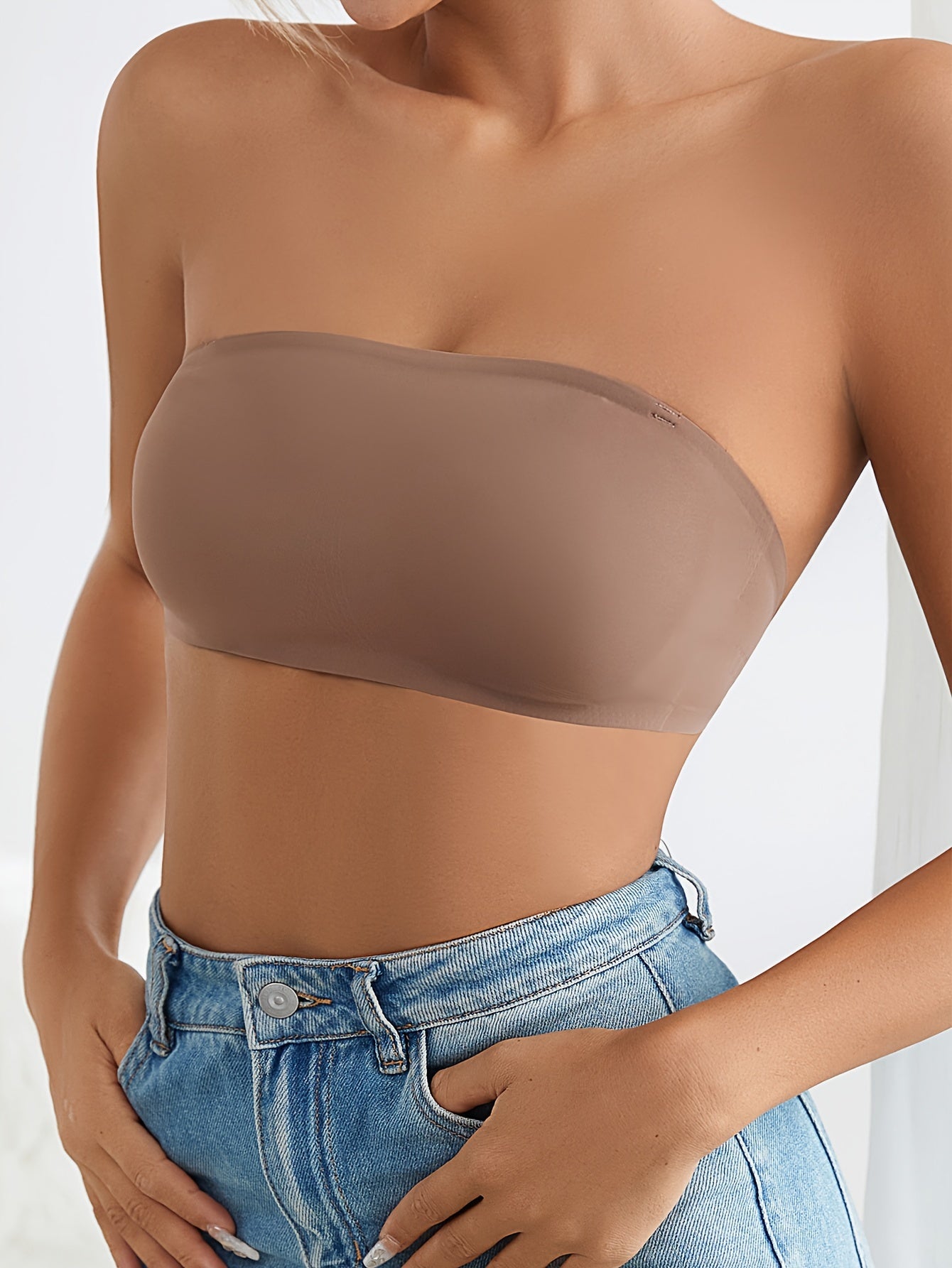 Women’s Seamless Strapless Bandeau and Cozy Everyday Bra