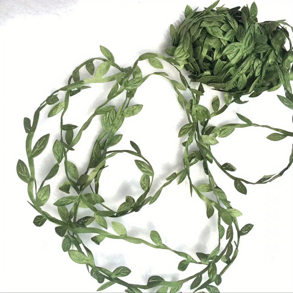 20m Pack of Green Faux Leaf Vines Artificial Greenery for Wreaths Home Decor and Gift Wrapping