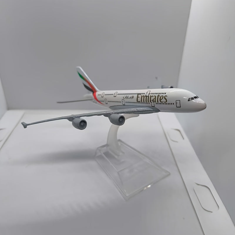 Коллекционная модель самолета Airbus A380 в масштабе 1:400, выполненная из литого металла, для любителей хобби