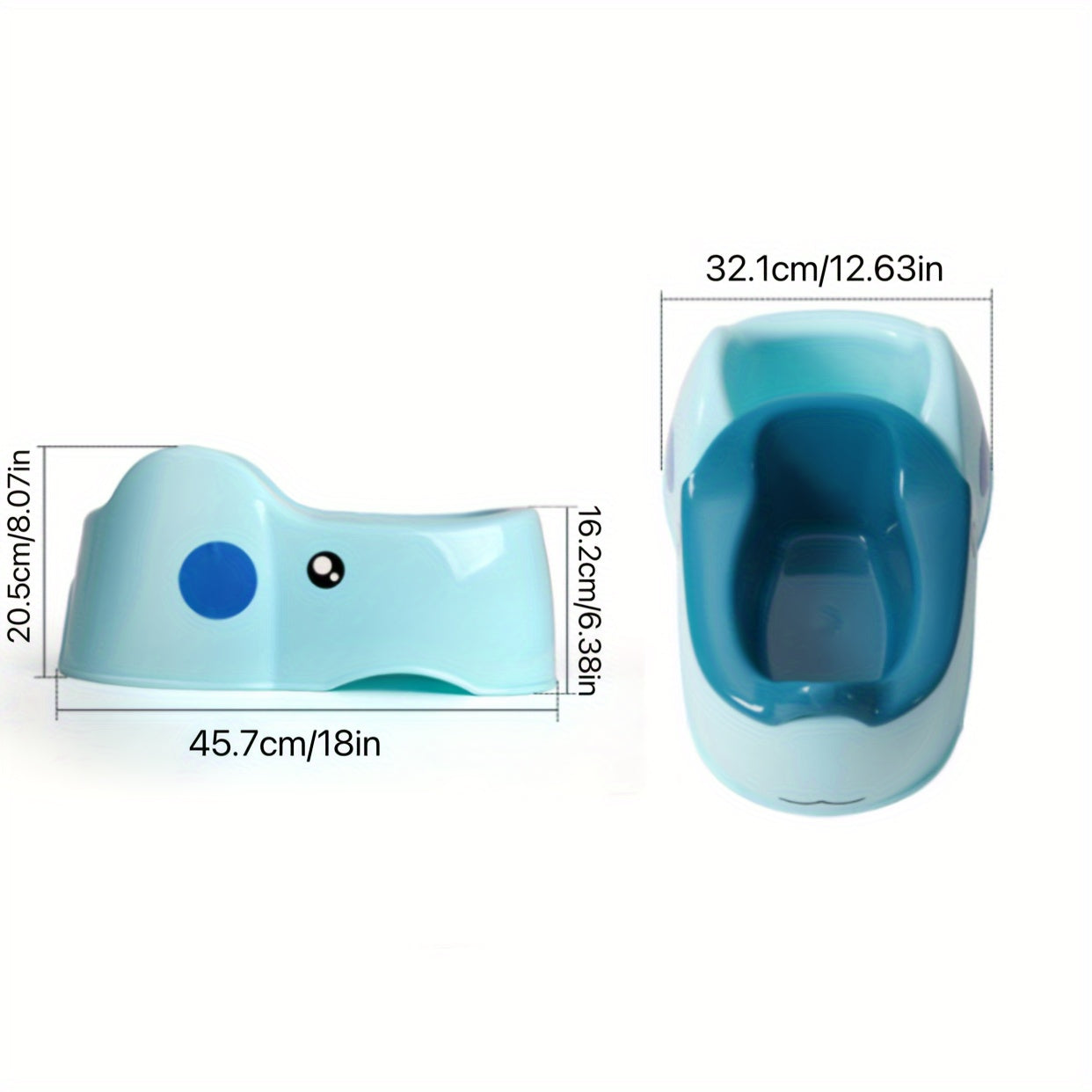 Asiento de inodoro para niños con divertidos diseños de dibujos animados, orinal portátil para entrenamiento