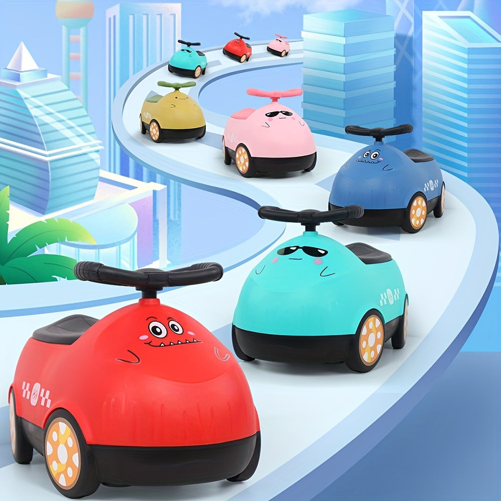 Dinosaur Themed Potty Training Seat for Boys and Girls Mess-Proof Toilet Seat with Car Design