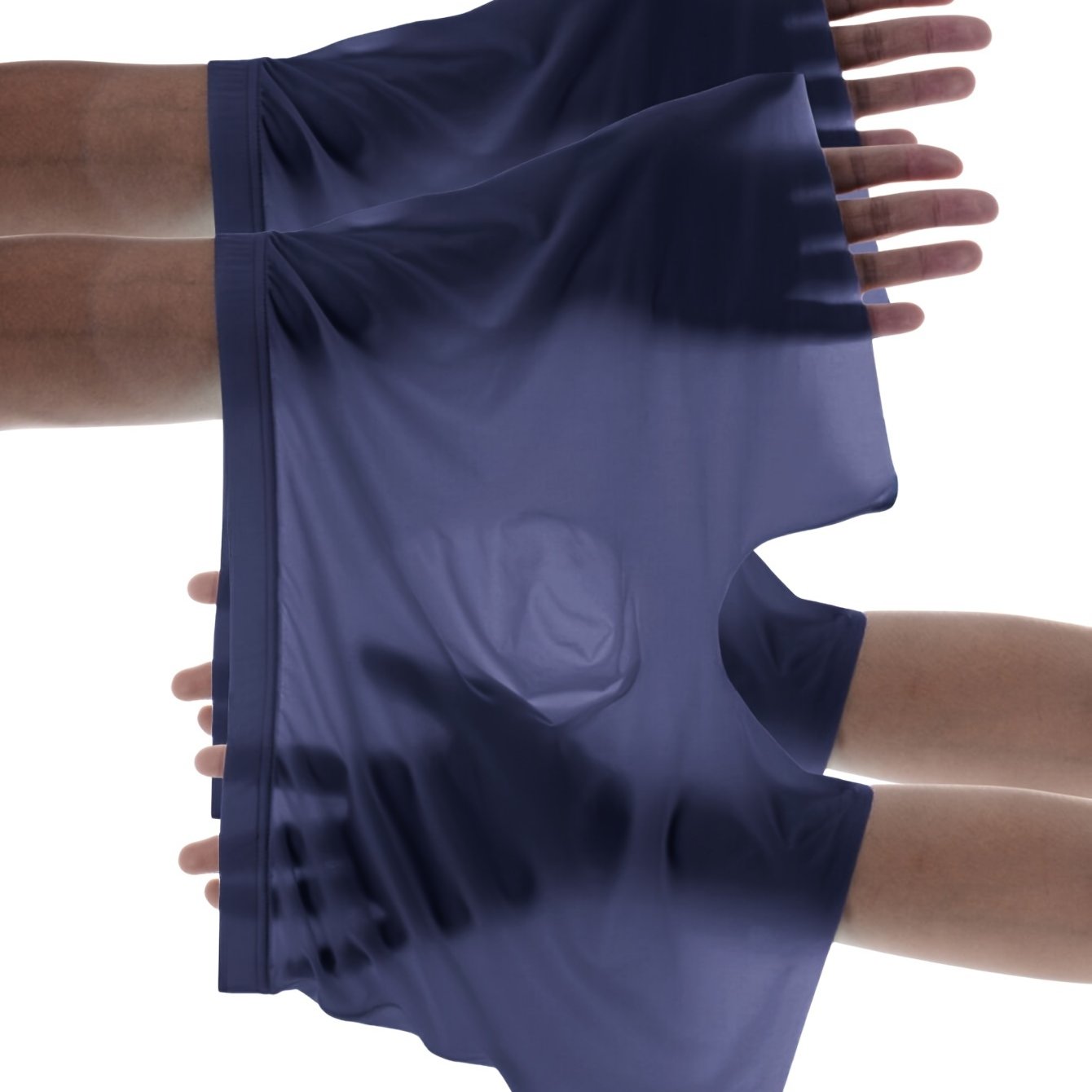 Men's Semi-Sheer Breathable Boxers Set of 2 with Icy Charm and Medium Stretch