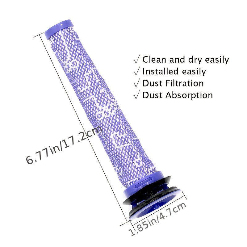 Fette Filter Part # 965661-01 - Dyson V6, V7, V8, DC62, DC61, DC58, DC59, DC74 changyutgichlari bilan mos keladi