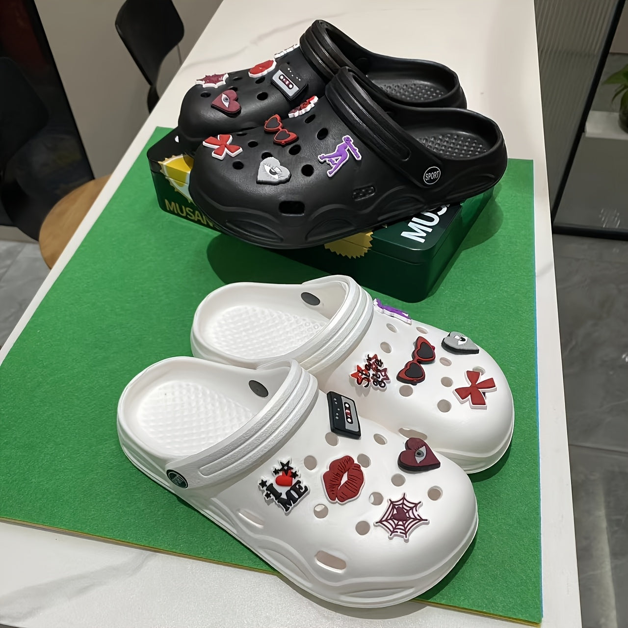 Women Summer Casual Beach Shoes Lightweight EVA Flat Bottom